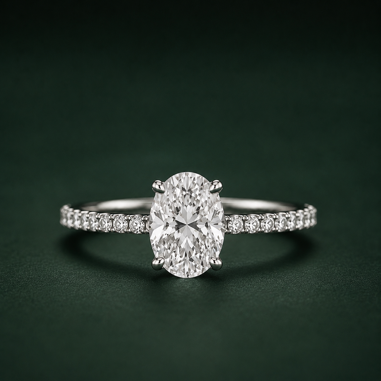 Pavé Engagement Rings