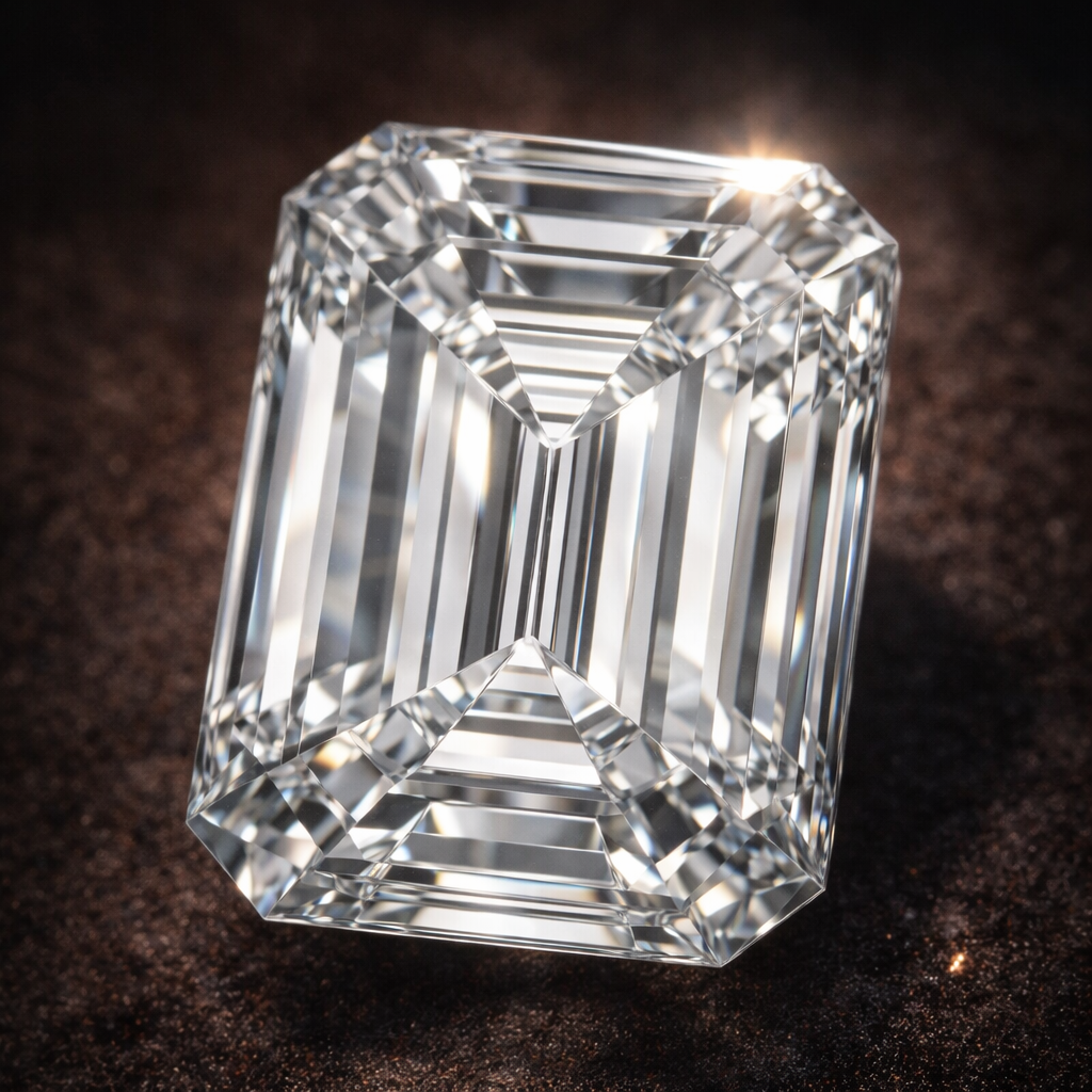 image of Emerald Drop Diamond Pendant – 2.2 ct