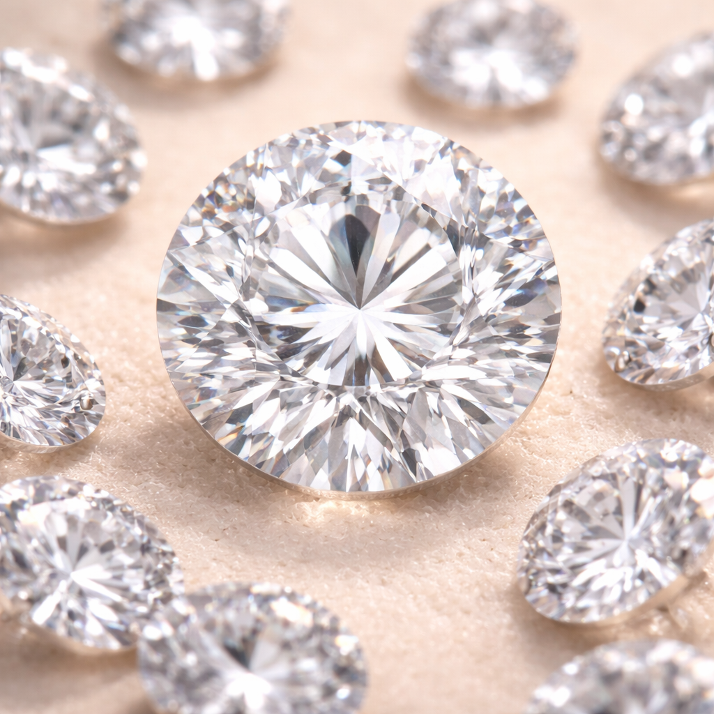 Close-up of Round Halo Radiance